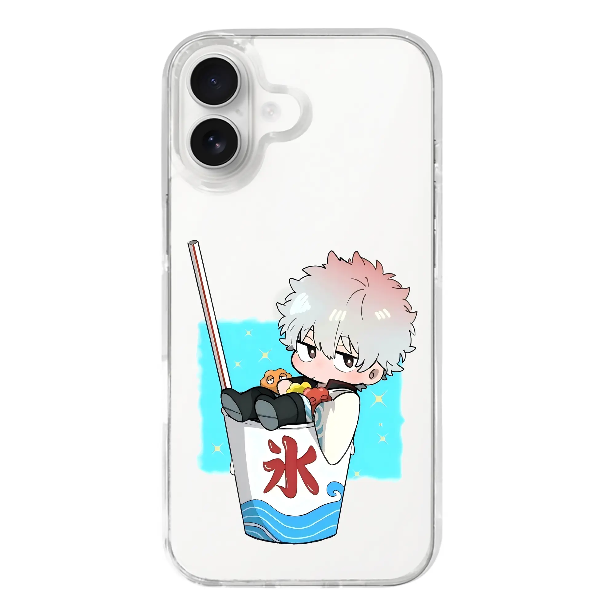 銀魂 グッズ 坂田 銀時 - iPhone 17シリーズ 透明スマホケース – 薄型・耐衝撃・精密フィット保護カバー